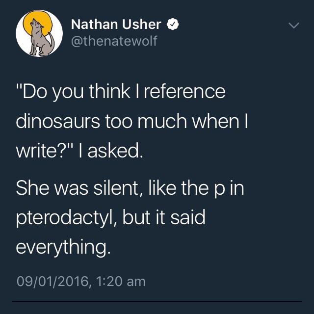 There is no such thing as too many dinosaur references