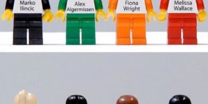 LEGO employees have their own unique business cards.