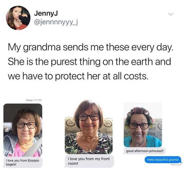 Sweet grandma