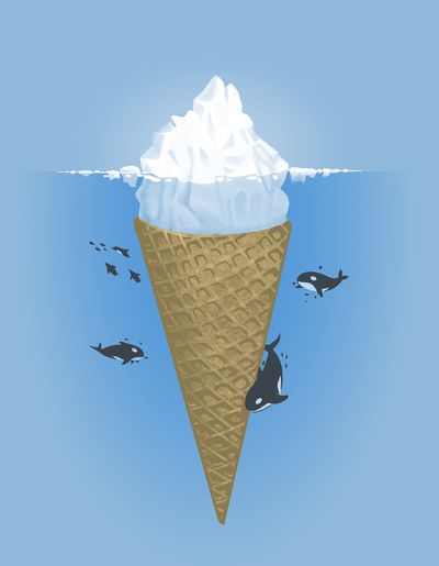 Iceberg social.