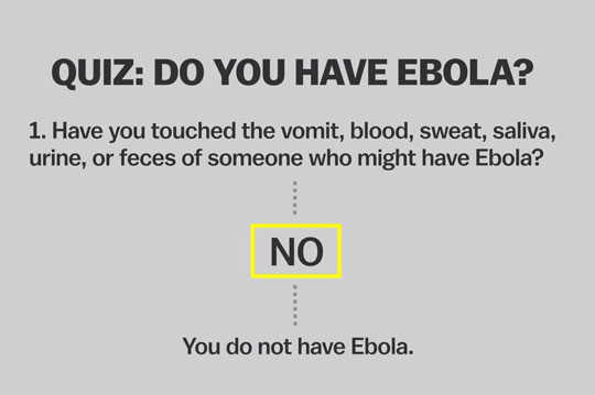 Quiz: Do you have ebola?