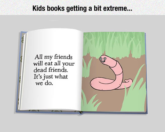 Kids books are getting a bit extreme...