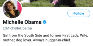 Michelle Obama’s bio is wholesome.