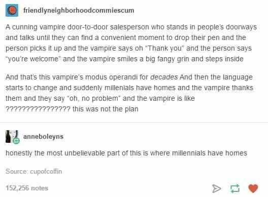 Everything but the millenials in this post are possible