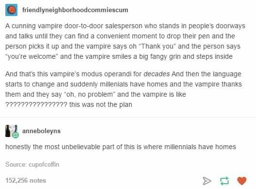 Everything but the millenials in this post are possible