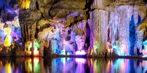 Amazing photo of Reed Flute Cave, China