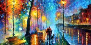 An amazing oil painting by Leonid Afremov
