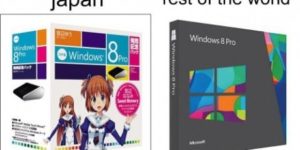 Japanese Windows 8 and the rest of the world.