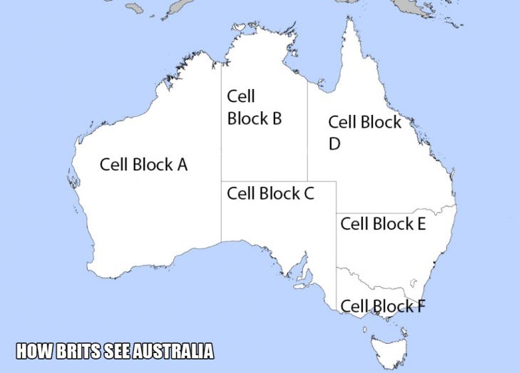 How Brits see Australia.
