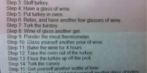 How to cook a turkey.