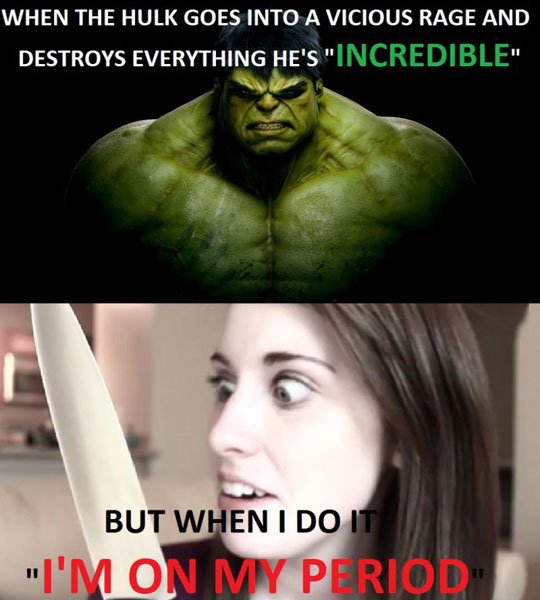 When Hulk goes on a vicious rage...