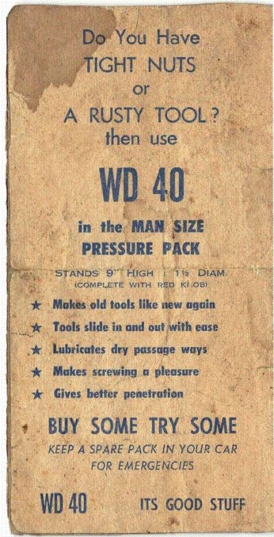 WD 40 Ads
