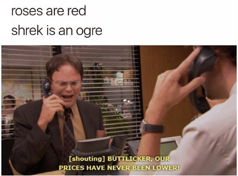 Roses are red...