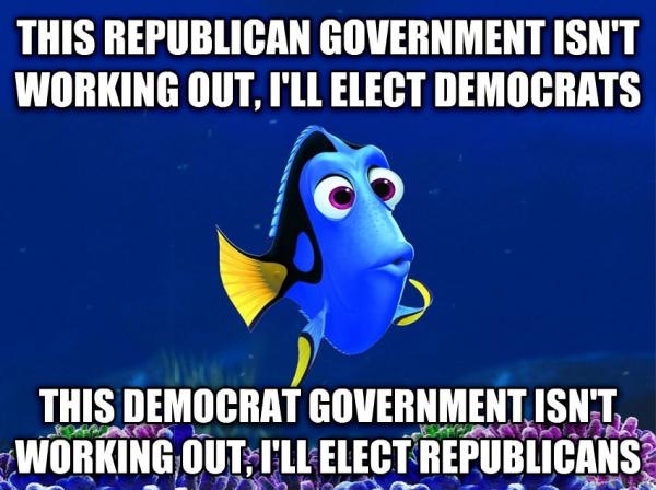 This Republican Government isn't working out...