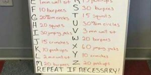 This Workout Idea Is Great. Unless You Have A Really Long Last Name
