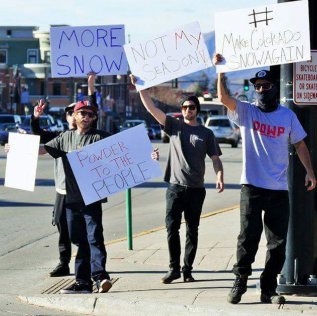 Protests in Colorado today.