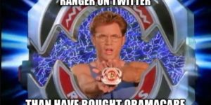 Billy the Blue Ranger has some twitter love