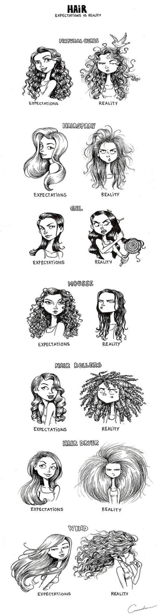 Hair - Expectations vs. Reality