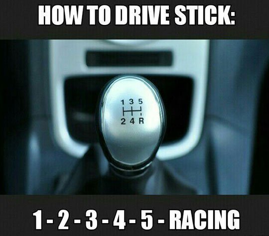 How to drive stick