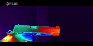 Thermal+imaging+of+a+pistol+being+fired
