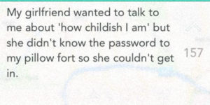 Showed her…