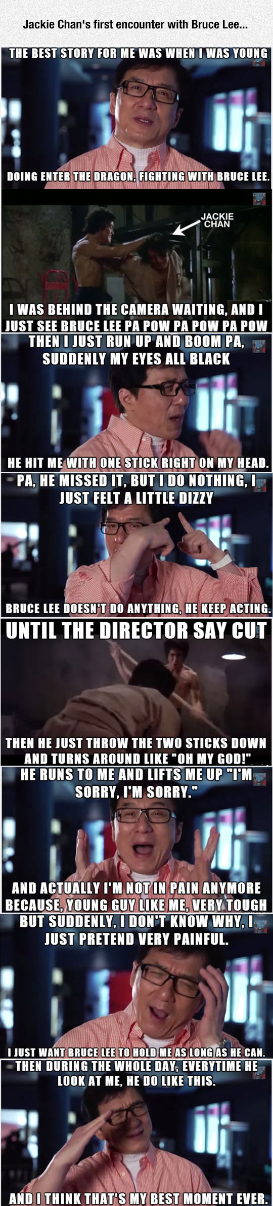 Jackie Chan meets Bruce Lee