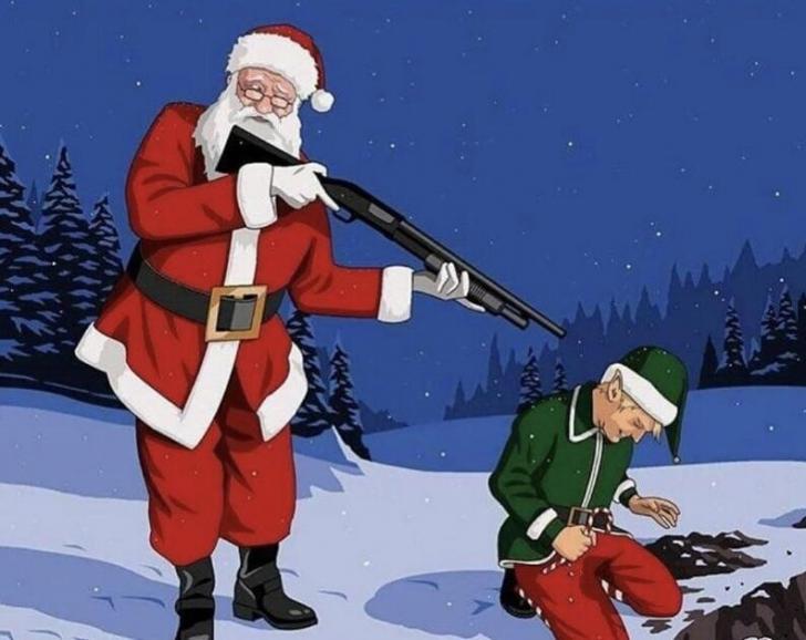 Everytime Christmas is mentioned in November, Santa is forced to execute another elf
