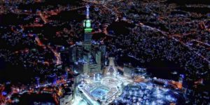 Mecca at night