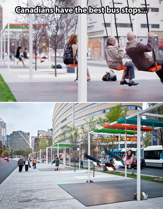 Bus Stops In Montreal