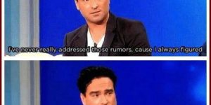 Good guy Johnny Galecki.