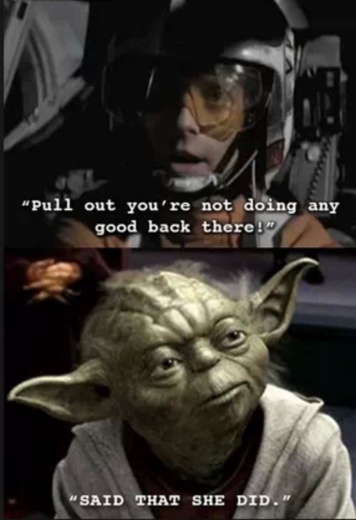 Immature Yoda is immature