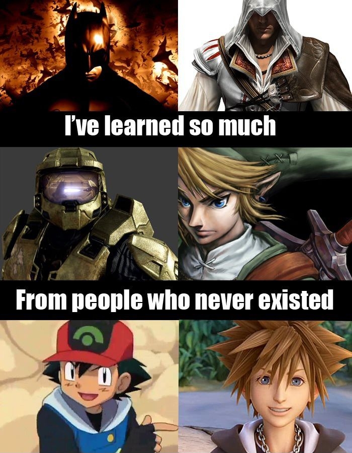 I've learned so much from people who never existed.