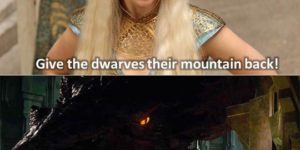 All I can think about watching The Hobbit.