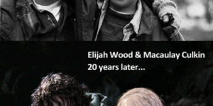Elijah Wood and Macaulay Culkin 20 years later.