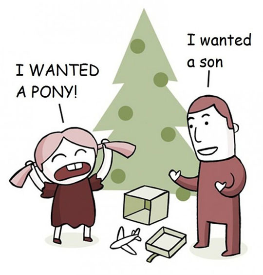 I wanted a pony!