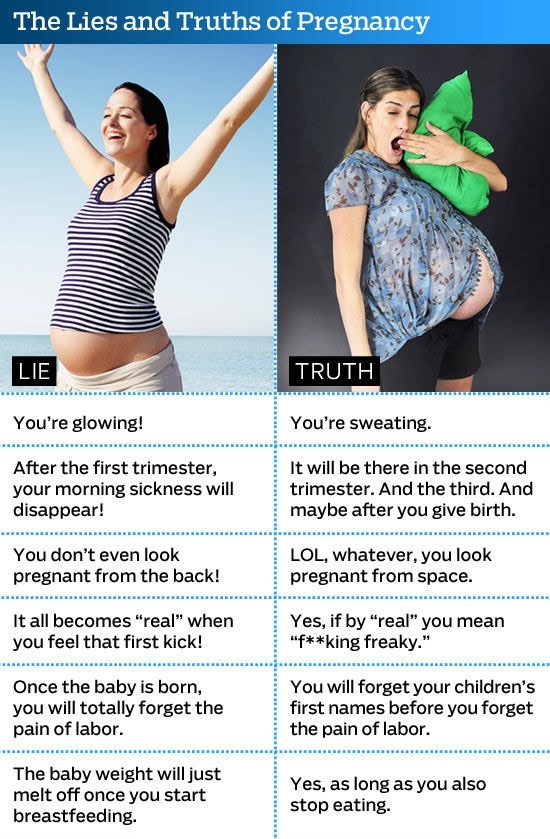 Pregnancy... Lies and truth.