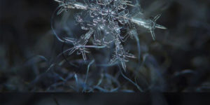 DIY close-up snowflake shots.