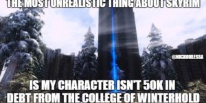 Most Unrealistic Part of Skyrim