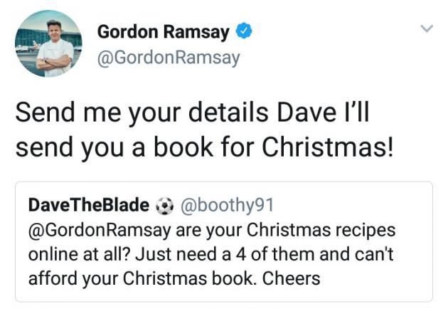 Gordon's good side.