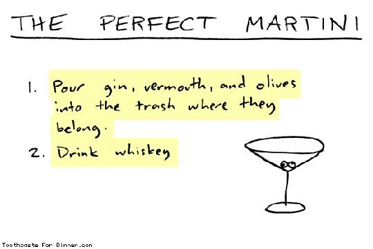 The perfect martini.