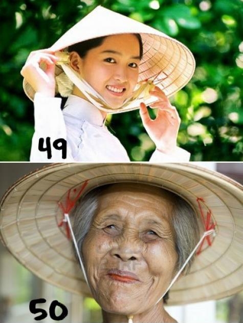 How Asian women age.