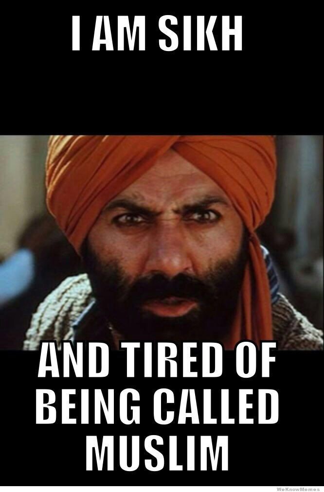 Sikh and tired