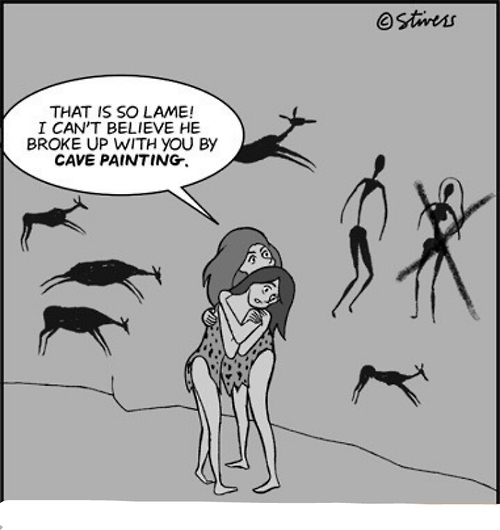 Cave girl problems.