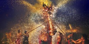 Fire Dragon festival in Macau