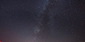 Starry night in Flagstaff, Arizona.