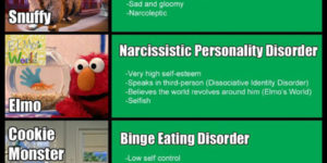 Sesame Street disorders.