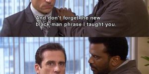 The new black-man phrase.