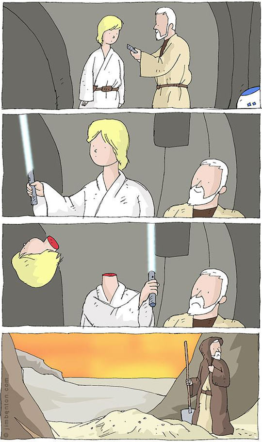 How Star Wars should have ended.