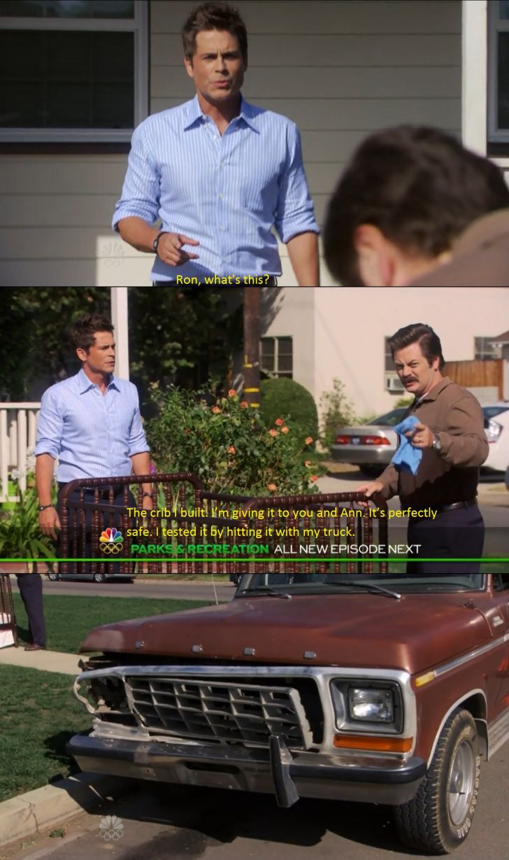 Ron Swanson is a master craftsman.