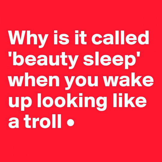Why is it called beauty sleep?